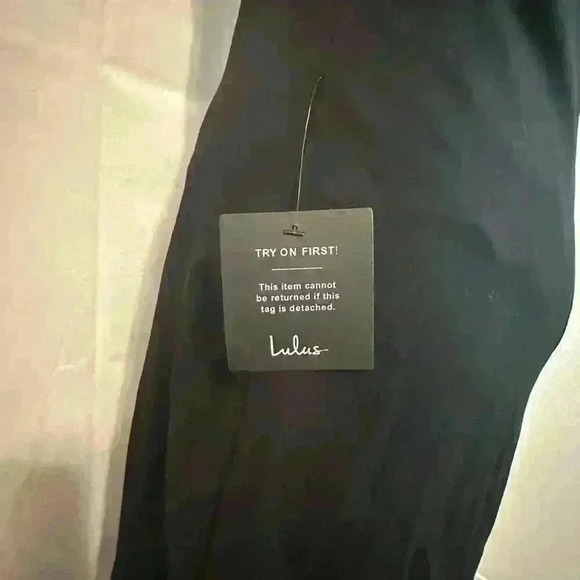 Lulus Good Times Only Black Fitted One-Shoulder Maxi Dress Women's Size M - Picture 9 of 12